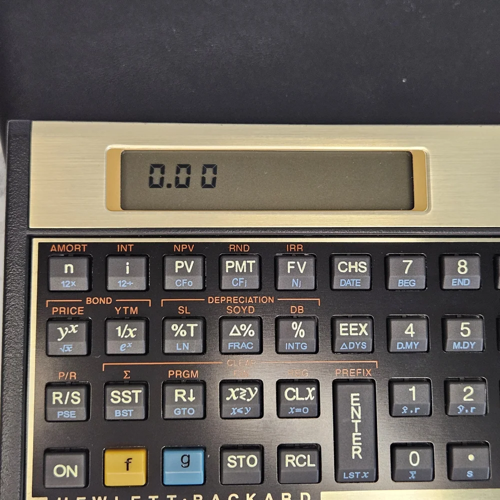 Vintage HP 12C FINANCIAL CALCULATOR. NICE CONDITION!